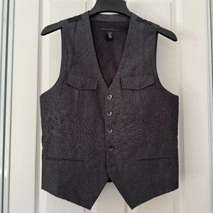 Kenneth Cole Button Vest in Gray (38)